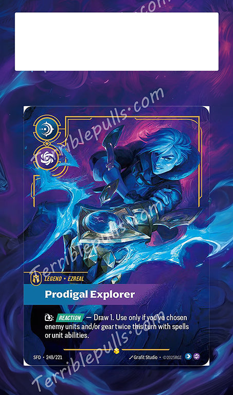 Ezreal 248 Prodigal Explorer Riftbound: Spiritforged