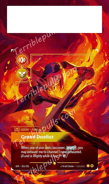 Fiora 251 Grand Duelist Riftbound: Spiritforged