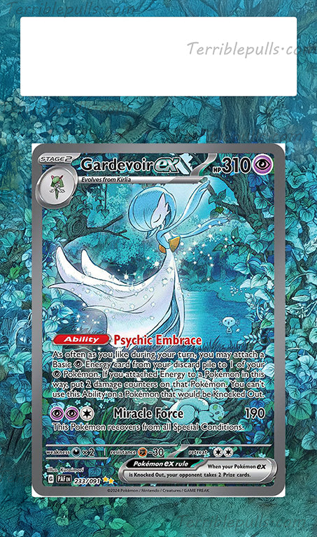 Gardevoir EX Paldean Fates Extended Art