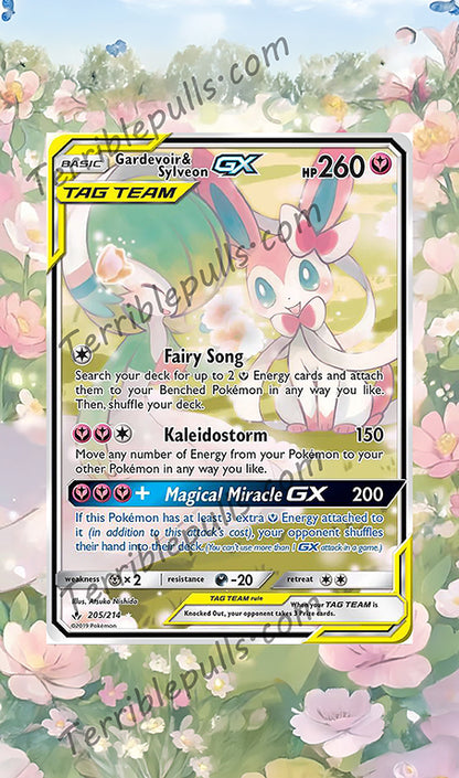 Gardevoir & Sylveon GX Tag Team 205 Extended Art