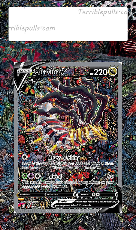 Giratina V Lost Origin Extended Art