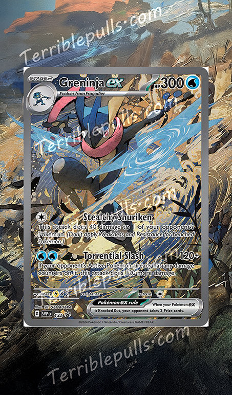 Greninja EX Promo Shrouded Fable Extended Art