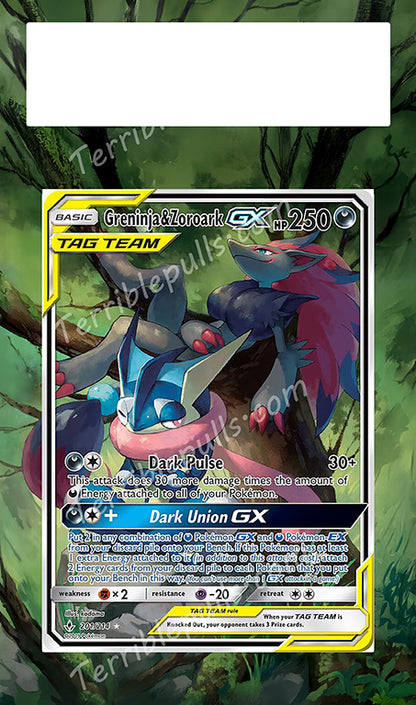 Greninja & Zoroark Tag Team 201 Extended Art