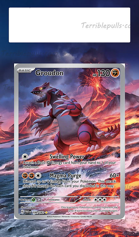 Groudon Paradox Rift Extended Art