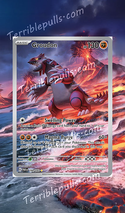 Groudon Paradox Rift Extended Art