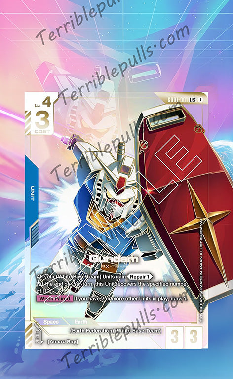 Gundam LR++ GD01-001 Newtype Rising Extended Art | Terrible Slabs