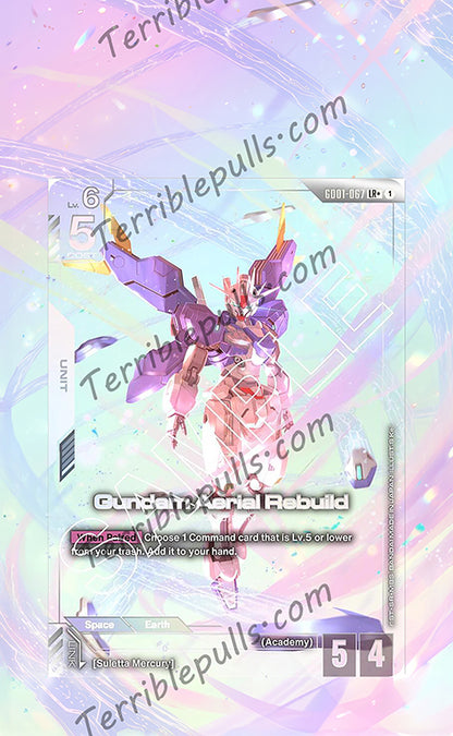 Gundam Aerial Rebuild LR+ GD01 Newtype Rising Extended Art