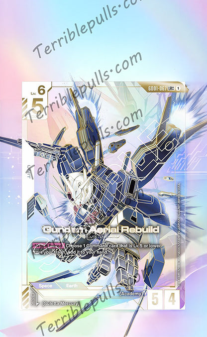 Gundam Aerial Rebuild LR++ GD01-067 Newtype Rising Extended Art