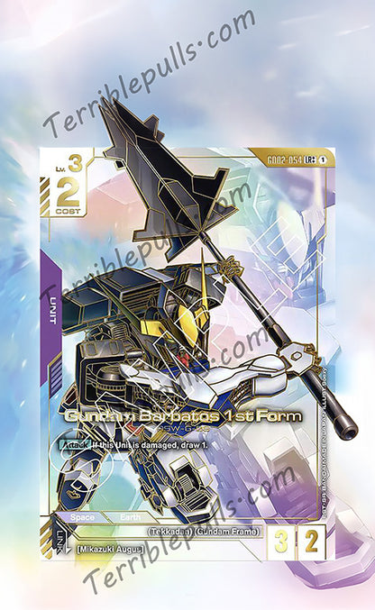 Gundam Barbatos 1st Form (LR++) GD02 Extended Art