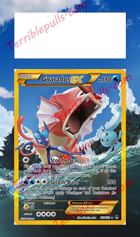 Gyarados EX XY Breakpoint Extended Art