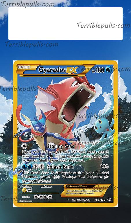 Gyarados EX XY Breakpoint Extended Art