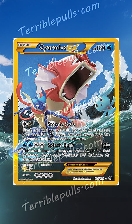 Gyarados EX XY Breakpoint Extended Art