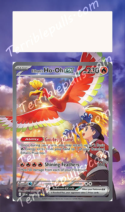 Ethan's Ho-Oh EX Destined Rivals Extended Art