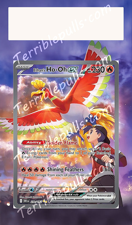 Ethan's Ho-Oh EX Destined Rivals Extended Art