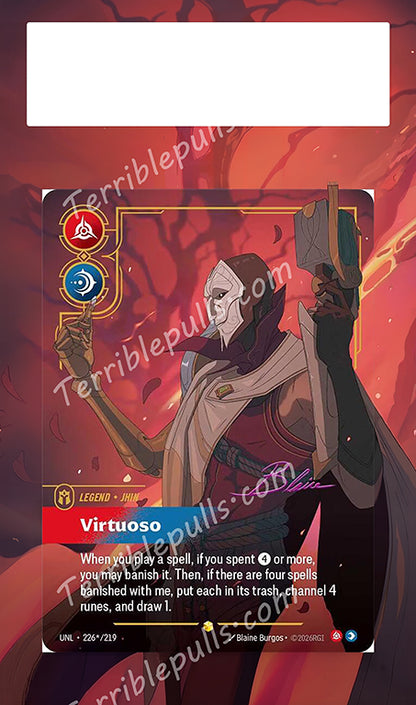 Jhin Virtuoso 226 Riftbound: Unleashed