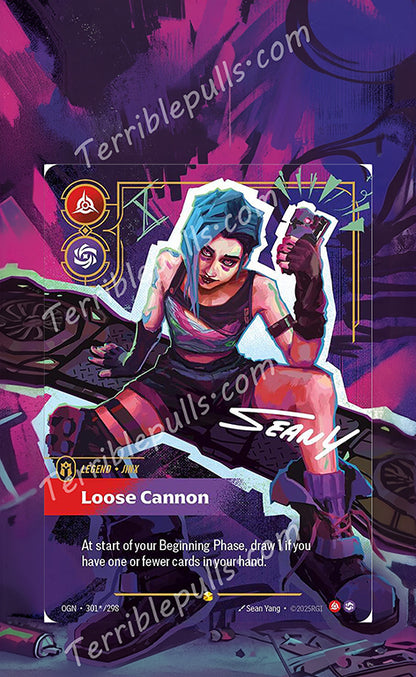Jinx- Loose Cannon 301 Riftbound: Origins