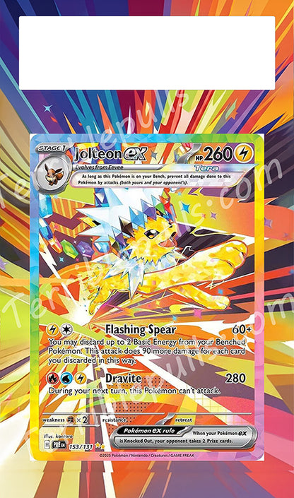 Jolteon EX Prismatic Evolutions Extended Art