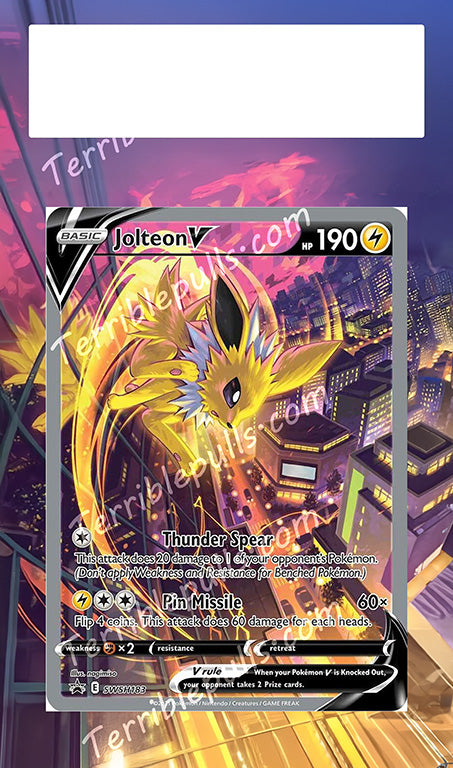 Jolteon V SWSH183 Promo Extended Art