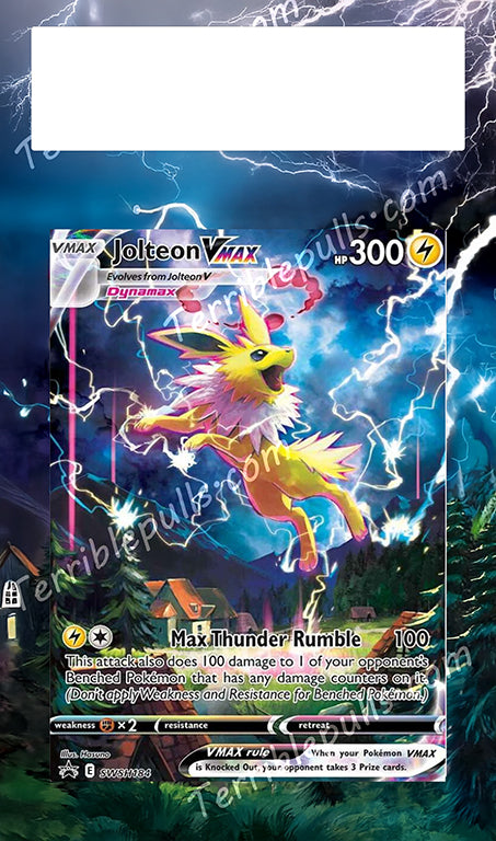 Jolteon Vmax SWSH184 Promo Extended Art