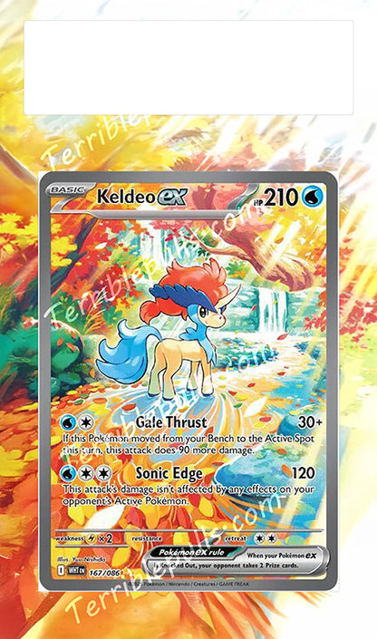 Keldeo EX 167 Extended Art