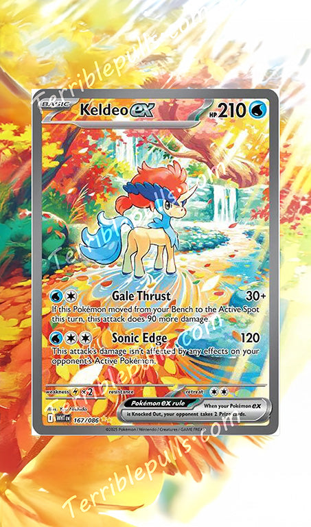 Keldeo EX 167 Extended Art