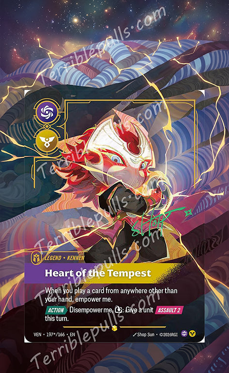 Kennen 197 Heart of the Tempest Riftbound: Vendetta