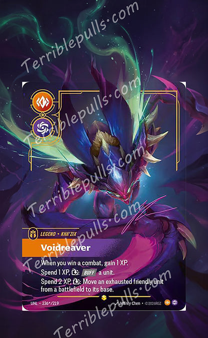 Kha'zix 236 Voidreaver Riftbound: Unleashed