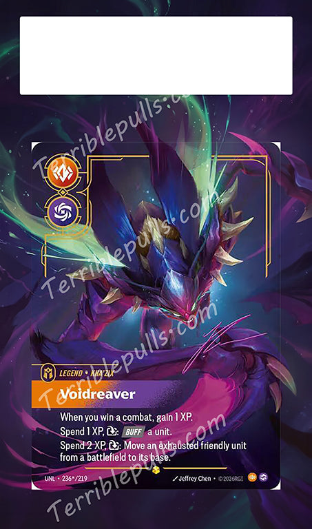 Kah'zix 236 Voidreaver Riftbound: Unleashed