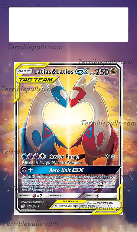 Latias & Latios GX Tag Team 170 Extended Art