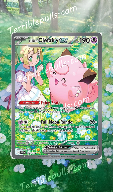 Lillie's Clefairy EX Journey Together Extended Art