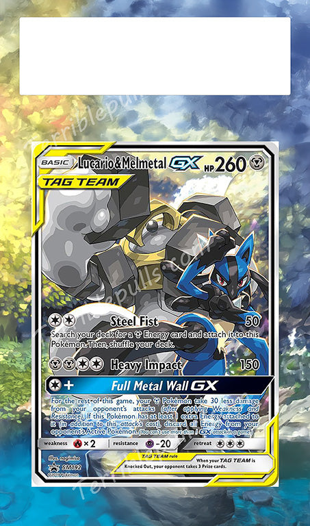 Lucario & Melmetal GX SM192 Tag Team Extended Art