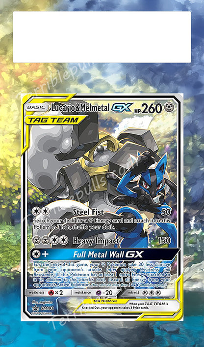 Lucario & Melmetal GX SM192 Tag Team Extended Art