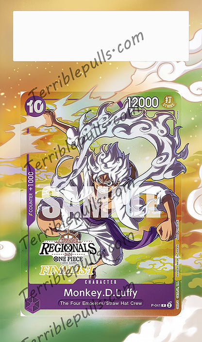 Luffy P-041 Finalist Card Promo