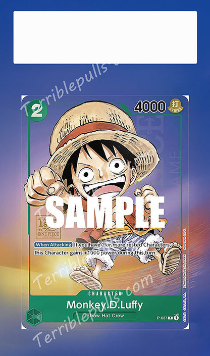 Monkey.D.Luffy (1st Anniversary Tournament) Promo P-037 Extended Art