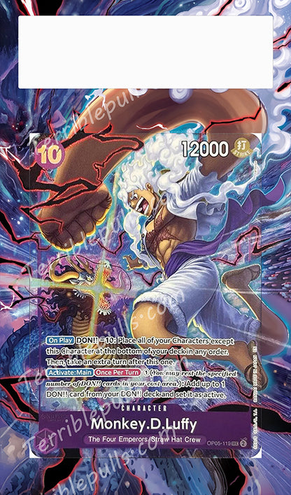 Luffy English 2nd Anniversary OP05-119 Promo