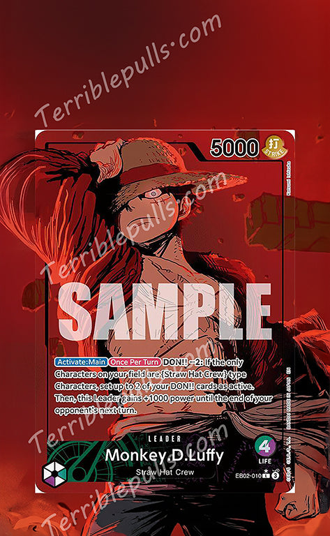 Monkey D. Luffy Alternate Art EB02 Extended Art