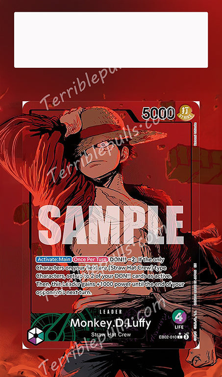 Monkey D. Luffy Alternate Art EB02 Extended Art