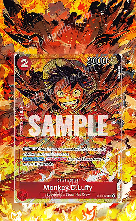 Monkey D. Luffy OP01-024 Romance Dawn Extended Art