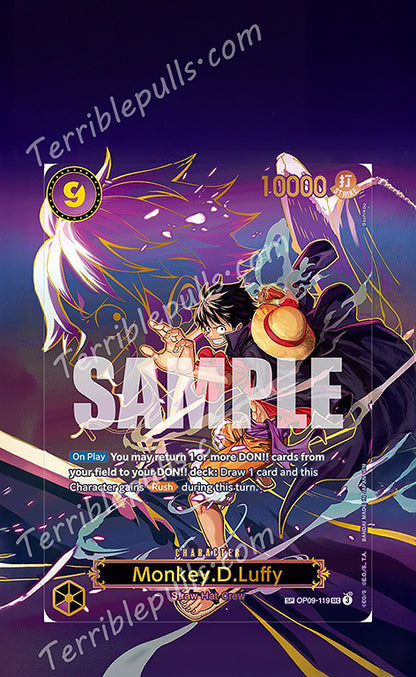 Monkey D. Luffy SP OP13-119 Carrying On His Will Extended Art