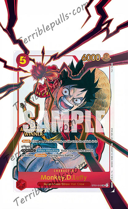 Luffy 3rd Anniversary Tournament ST01-012