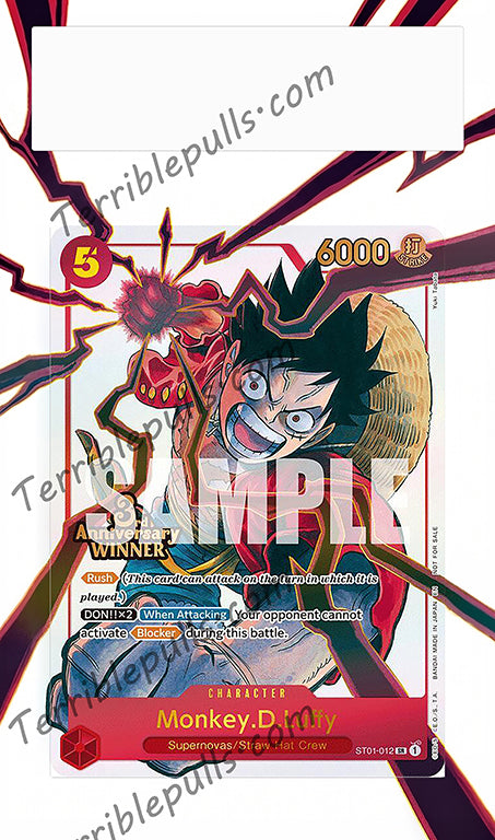 Luffy 3rd Anniversary Tournament ST01-012