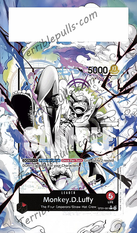 Luffy ST21-001 Promo Extended Art