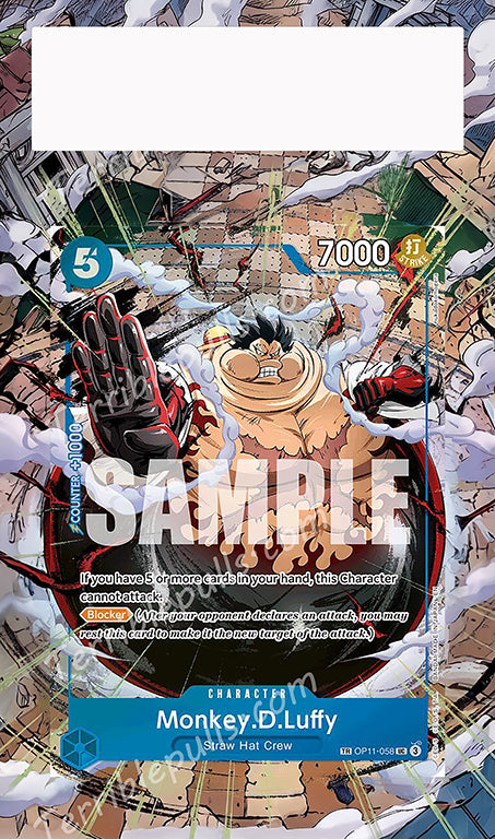 Monkey.D.Luffy TR OP11-058 OP13 Extended Art