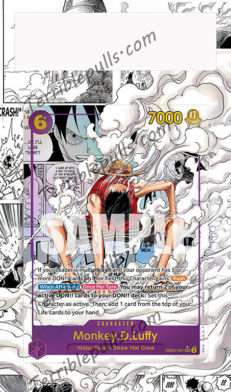 Monkey D. Luffy 061 Manga EB02 Extended Art