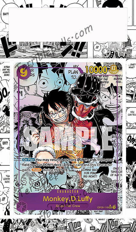 Monkey D. Luffy Manga OP09 Emperors in the New World Extended Art