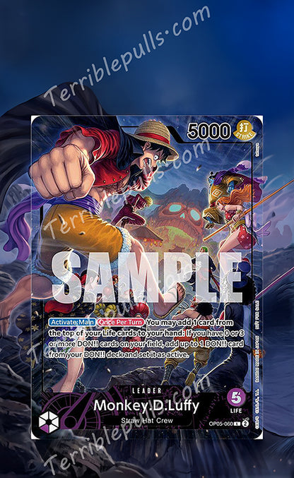 Monkey D. Luffy PSA Magazine Promo OP05-060 Extended Art