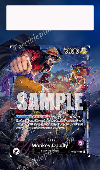 Monkey D. Luffy PSA Magazine Promo OP05-060 Extended Art