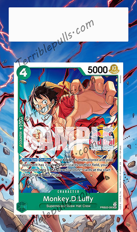 Luffy PRB02-005 Red Bull Promo