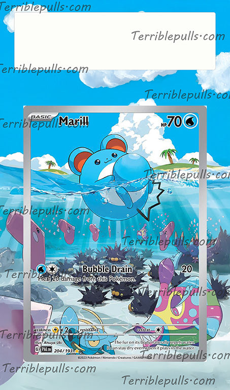 Marill Paldea Evolved Extended Art
