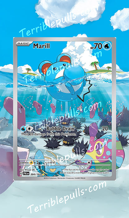 Marill Paldea Evolved Extended Art